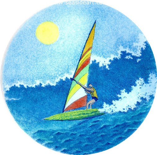 Ride The Wind by David Hunter - Seaside Art Gallery