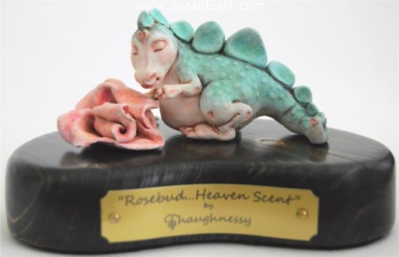Rosebud….Heaven Scent by Sharon "Dee" Shaughnessy - Seaside Art Gallery