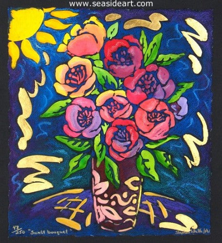 Sunlit Bouquet by Stephan Whittle - Seaside Art Gallery