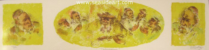 Talmidim by Chaim Gross - Seaside Art Gallery