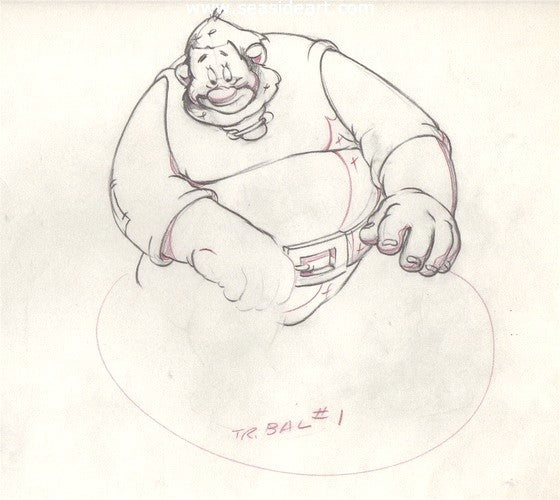 P-The Brave Little Tailor – Giant by Walt Disney Studios - Seaside Art Gallery