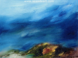 The Edge of Mount Sinai in Winter by Liat Polotsky - Seaside Art Gallery
