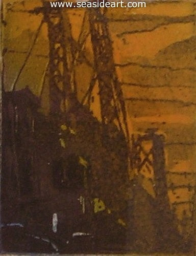The Williamsburg Bridge by Martha Hayden - Seaside Art Gallery