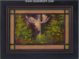 Alaska Moose by Jean Cook - Seaside Art Gallery