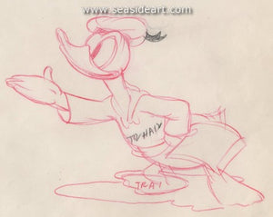 P-Autograph Hound (Donald Duck) by Walt Disney Studios - Seaside Art Gallery