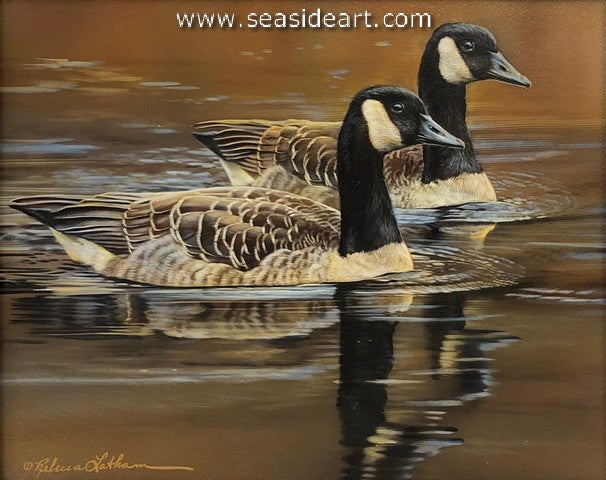 Autumn Waters (Canadian Goose Pair)