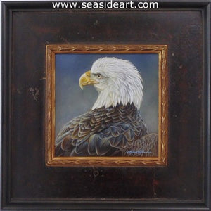 Focus (American Bald Eagle) by Rebecca Latham - Seaside Art Gallery