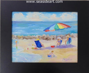 Beach Party by Alice Ann Dobbin - Seaside Art Gallery