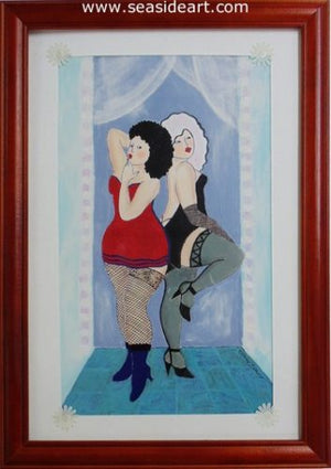 Betsy and Babs by Elaine Sweiry - Seaside Art Gallery