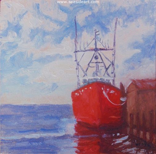 Big Red by Suzanne Morris - Seaside Art Gallery