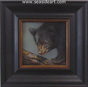 Eye On You (Black Bear) by Bonnie Latham - Seaside Art Gallery