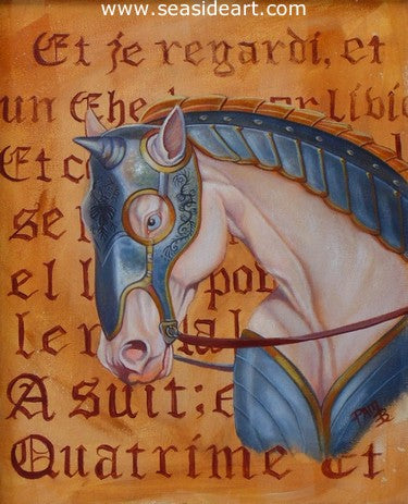 Blue Eyes by Pamela Brown Broockman - Seaside Art Gallery