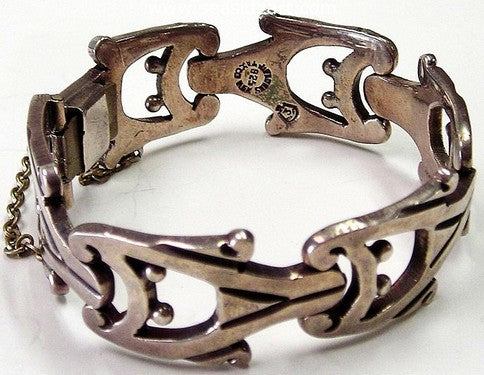 Mexican Sterling Silver Bracelet - Flores - Seaside Art Gallery