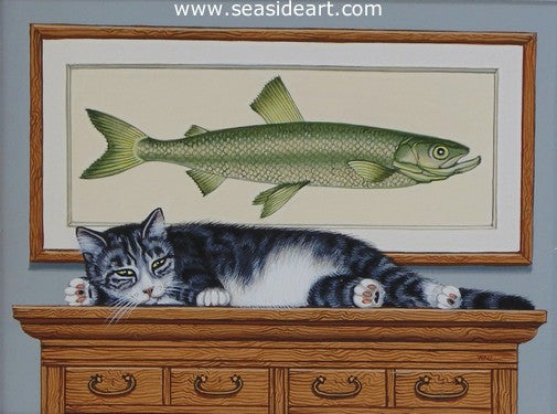 Dreaming of Fish by Sue Wall - Seaside Art Gallery