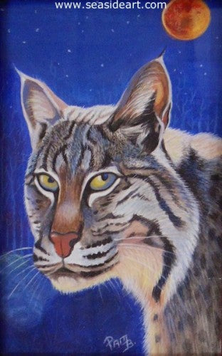 Confident Cat by Pamela Brown Broockman - Seaside Art Gallery