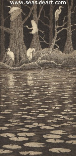 Cowpen Pond by David Hunter - Seaside Art Gallery