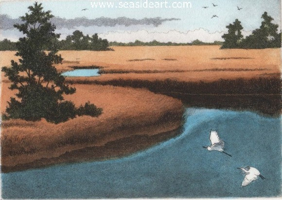 Cumberland Marsh by David Hunter - Seaside Art Gallery