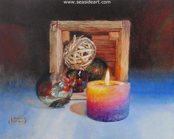 Dancing Light by Debra Keirce - Seaside Art Gallery