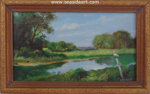 Elizabeth River by Bob Browne - Seaside Art Gallery