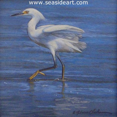 Fancy Footwork (Snowy Egret)