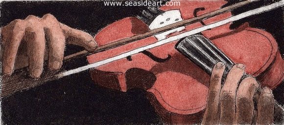 First Chair by David Hunter - Seaside Art Gallery