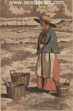 Fisherman's Wife by David Hunter - Seaside Art Gallery