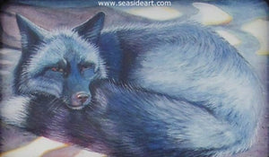 Foxy Shades of Gray by Pamela Brown Broockman - Seaside Art Gallery