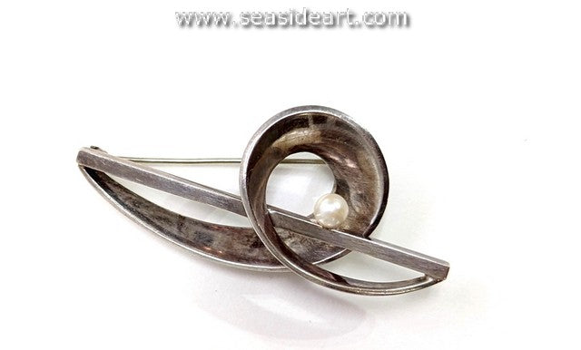 Sterling Silver Mexican Made Artistic Bicycle Brooch. Stylish. on sale Classy. Fun.