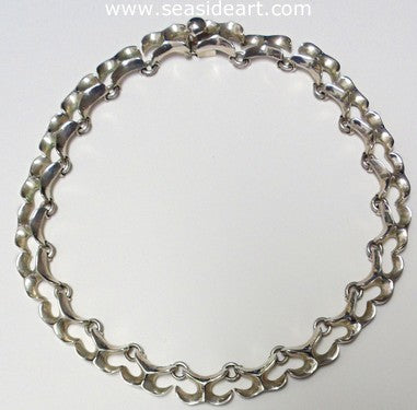 Vintage Mexican Sterling Silver Necklace