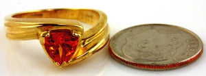 Spessartite Garnet 14kt Yellow Gold Ring by Jewelry - Seaside Art Gallery