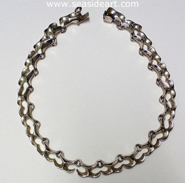 Vintage Mexican Silver Bib Necklace | Collectors Weekly