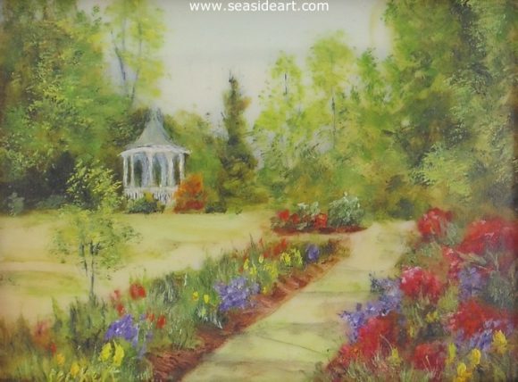 Gazebo by Libby Eckert - Seaside Art Gallery