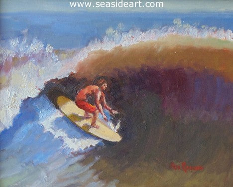 Goofy Foot by Fen Rascoe - Seaside Art Gallery