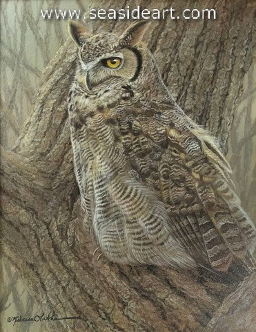 Grey Ghost (Great Horned Owl)