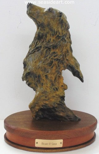Heart of Gold by Cathy Kuzma - Seaside Art Gallery