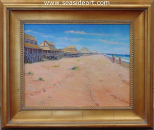 Historic Nags Head by Suzanne Morris - Seaside Art Gallery