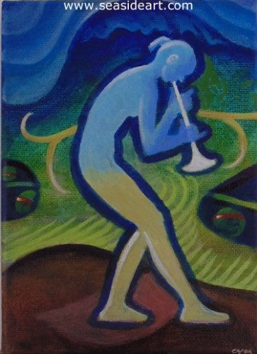 Tryptich: Horn, String & Woodwind by Chester Martin - Seaside Art Gallery