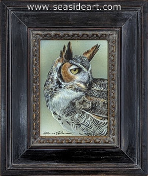 Watchful Gaze (Great Horned Owl)