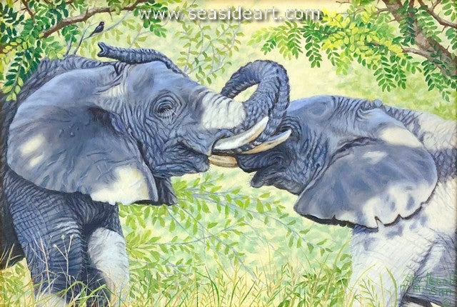 Hugging Elephant Style