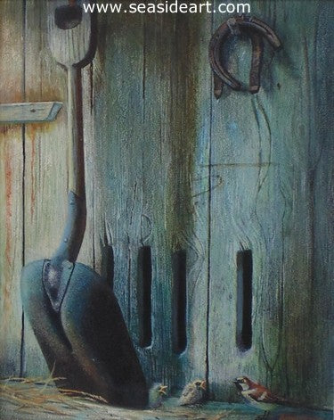 Hungry Fledglings by Allan Jones - Seaside Art Gallery