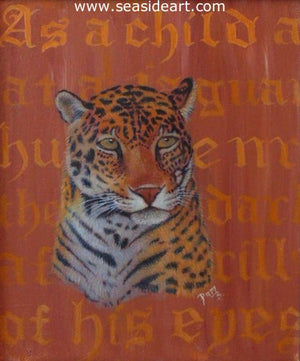 Jaguar Night by Pamela Brown Broockman - Seaside Art Gallery