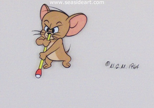 Jerry With Match by Other Animation Studios - Seaside Art Gallery