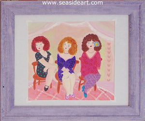 Joanie, Barbara and Faye by Elaine Sweiry - Seaside Art Gallery