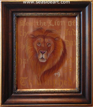 Lion of Juda by Pamela Brown Broockman - Seaside Art Gallery