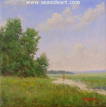Low Country Walk by Jon Houglum - Seaside Art Gallery