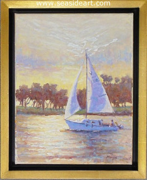 Morning Sail by Suzanne Morris - Seaside Art Gallery