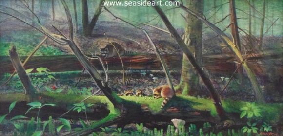 Picnic by Allan Jones - Seaside Art Gallery