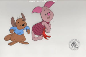 Winnie-the-Pooh and A Day for Eeyore-Piglet & Roo by Walt Disney Studios - Seaside Art Gallery