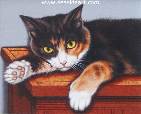 Pondering Mischief by Sue Wall - Seaside Art Gallery