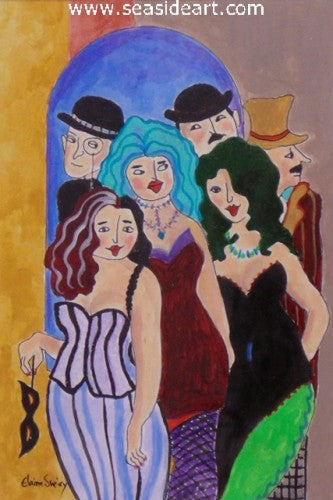 La Pigalle by Elaine Sweiry - Seaside Art Gallery